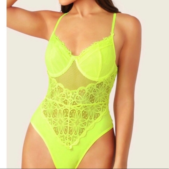 LYX Tops - Glen Neon Bodysuit